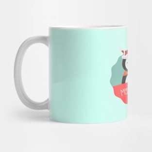 Merry Christmas Cute Penguin Mug